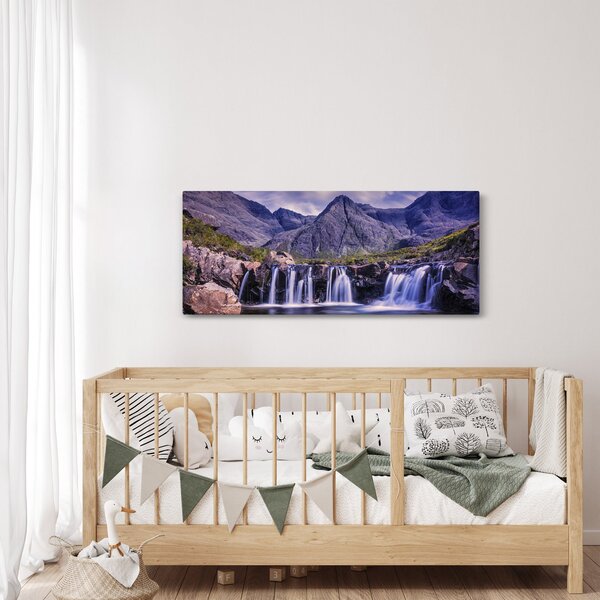 Tablou cu cascade (120x50 cm)