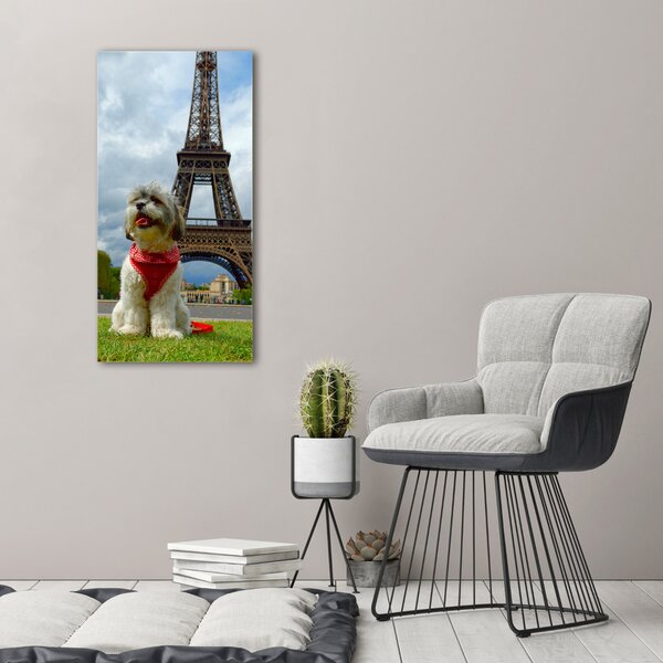 Print pe pânză Câine din Paris