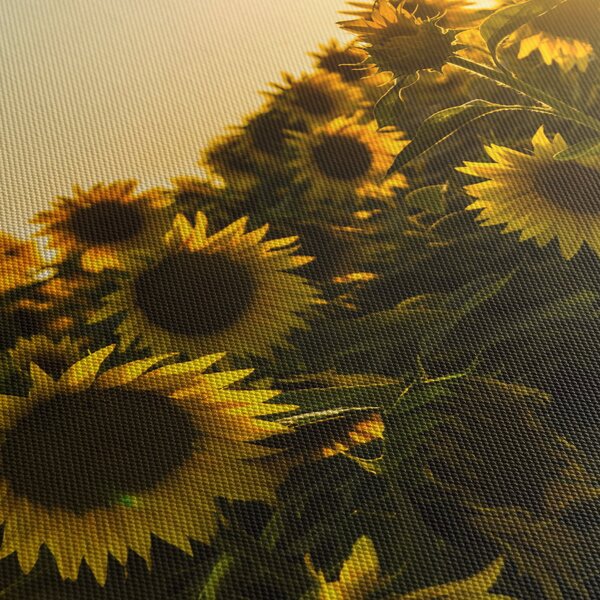 Tablou cu lan de floarea soarelui (70x50 cm)