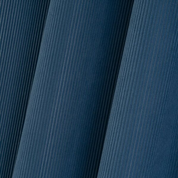 Draperie albastră din catifea reiată 140x260 cm Merely – Casa Selección