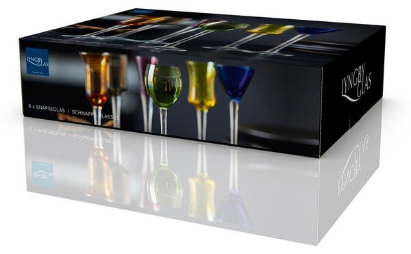 Set de pahare 6 buc. de shoturi 50 ml – Lyngby Glas