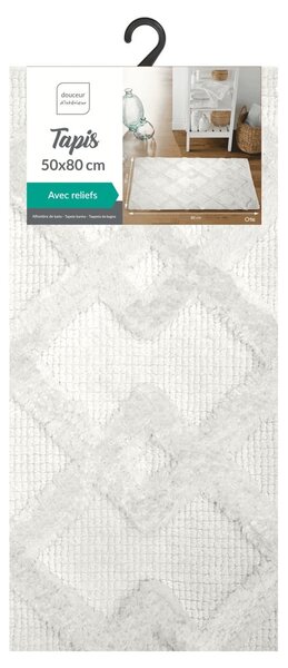 Covoraș de baie crem 50x80 cm Otis – douceur d'intérieur