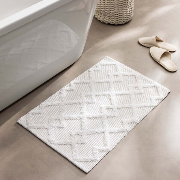 Covoraș de baie crem 50x80 cm Otis – douceur d'intérieur