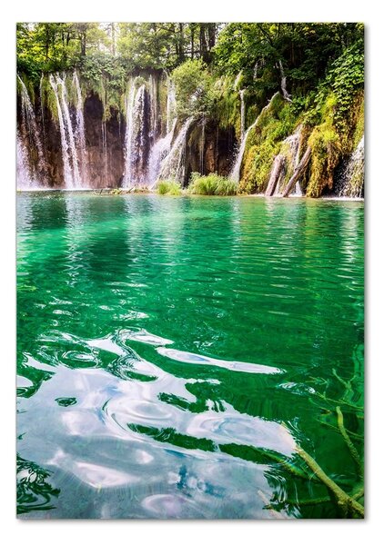 Tablou pe pe sticlă Lacurile Plitvice
