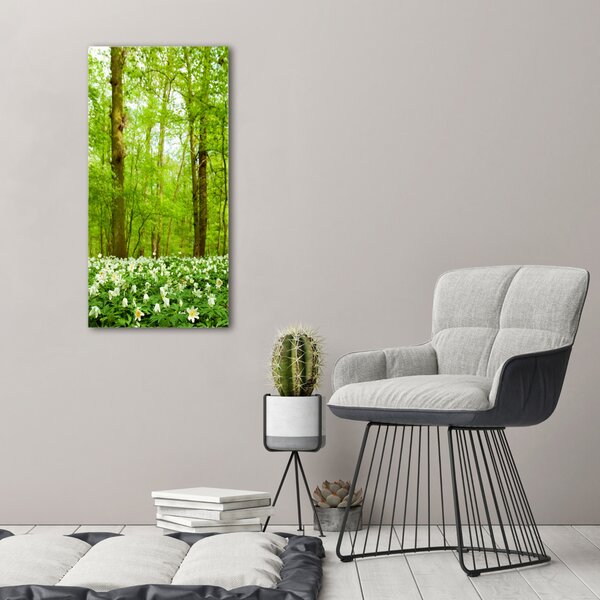 Tablou canvas Flori în pădure