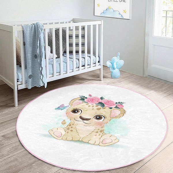 Covor pentru copii alb ø 100 cm Comfort – Mila Home