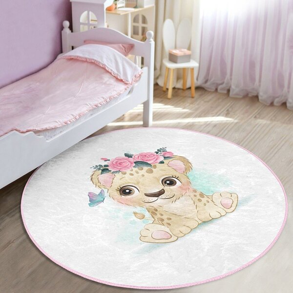 Covor pentru copii alb ø 100 cm Comfort – Mila Home