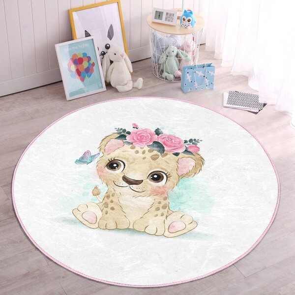 Covor pentru copii alb ø 100 cm Comfort – Mila Home