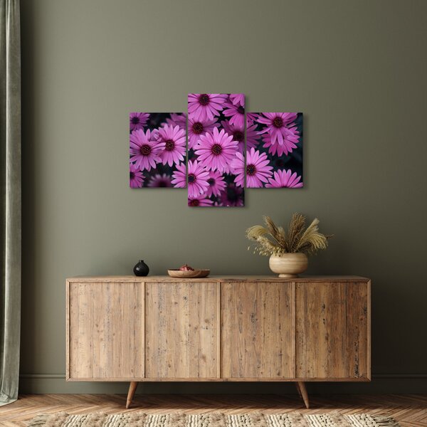 Tablou cu florile roz (90x60 cm)