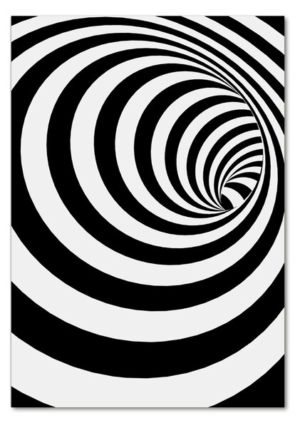 Tablou Printat Pe Sticlă în spirală benzi