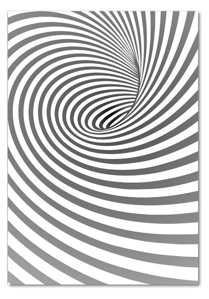 Tablou Printat Pe Sticlă în spirală benzi