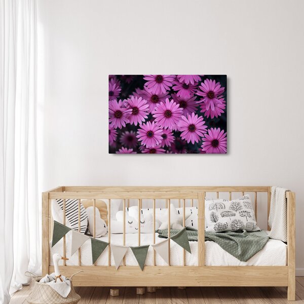 Tablou cu florile roz (90x60 cm)