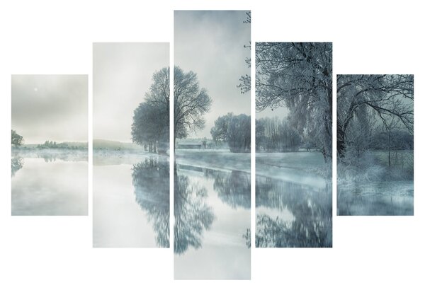 Tablou cu natura iarna (150x105 cm)