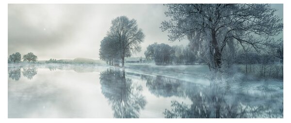 Tablou cu natura iarna (120x50 cm)