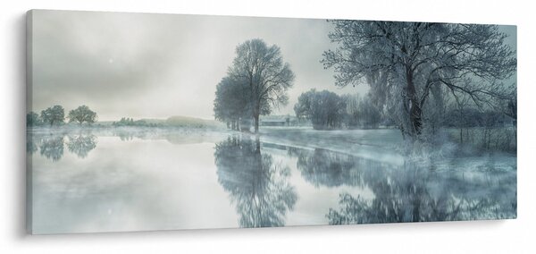 Tablou cu natura iarna (120x50 cm)