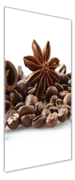 Tablou pe pe sticlă Boabe de cafea