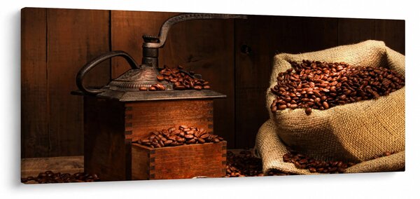 Tablou cu cafea (120x50 cm)