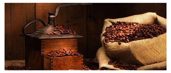 Tablou cu cafea (120x50 cm)