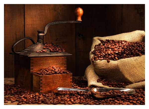 Tablou cu cafea (70x50 cm)