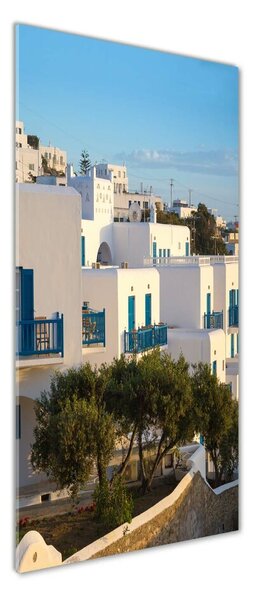 Tablou pe pe sticlă Mykonos Grecia