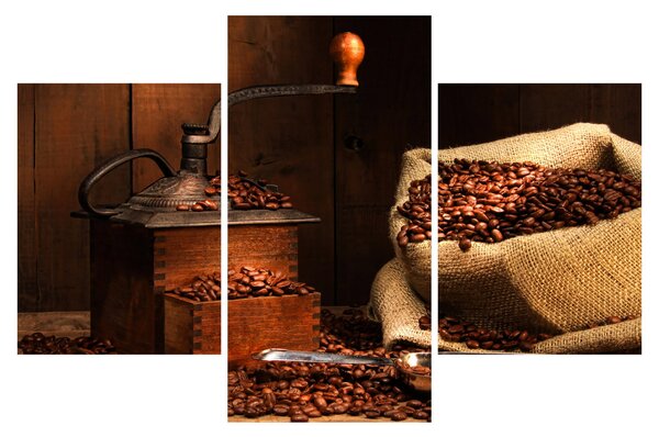 Tablou cu cafea (90x60 cm)
