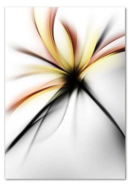 Fotografie imprimată pe sticlă floare abstract