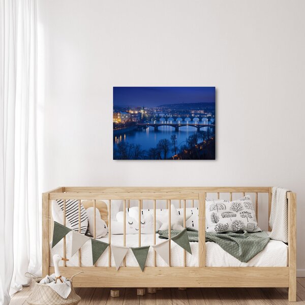 Tablou cu podurile din Praga (70x50 cm)
