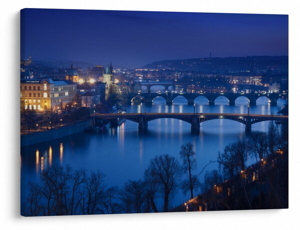 Tablou cu podurile din Praga (70x50 cm)