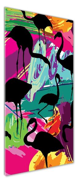 Fotografie imprimată pe sticlă Flamingos