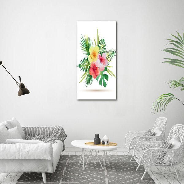 Tablou pe pânză canvas flori Hawaii
