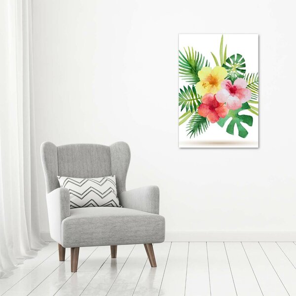 Tablou pe pânză canvas flori Hawaii