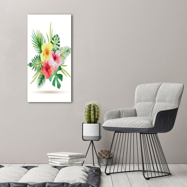 Tablou pe pânză canvas flori Hawaii