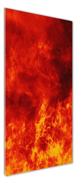 Tablou din Sticlă Flames