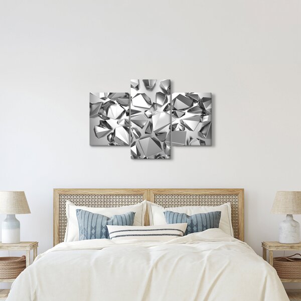 Tablou cu abstracție 3D (90x60 cm)