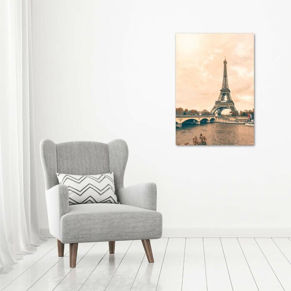 Tablou pe pe sticlă Turnul Eiffel din Paris
