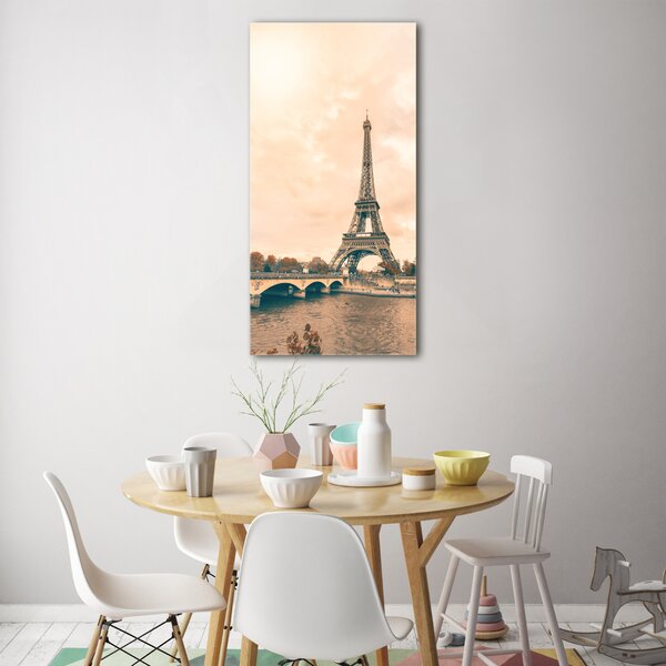 Tablou pe pe sticlă Turnul Eiffel din Paris