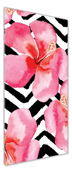 Tablou din Sticlă flori Hawaii