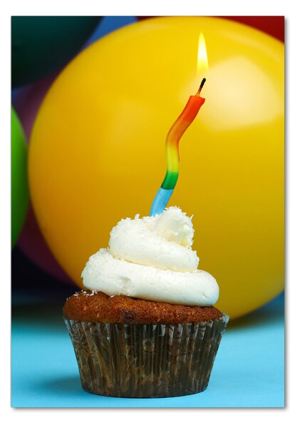 Tablou acrilic cupcake ziua de nastere