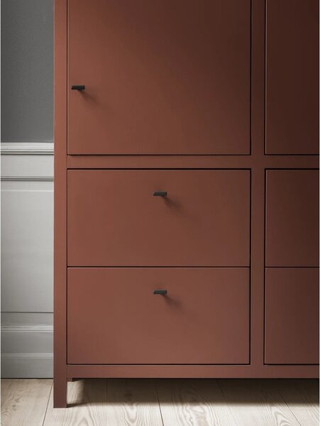 Cârlige negre 2 buc. de montat pe perete din metal Rof – Blomus