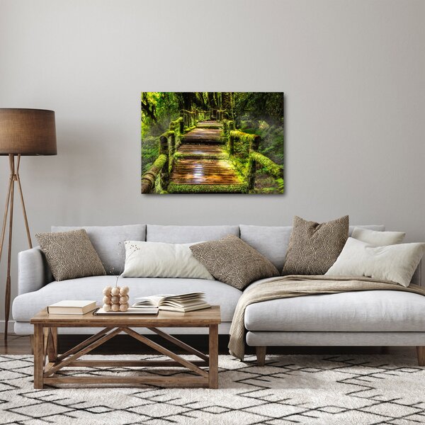 Tablou cu scări într-o pădure tropicală (70x50 cm)
