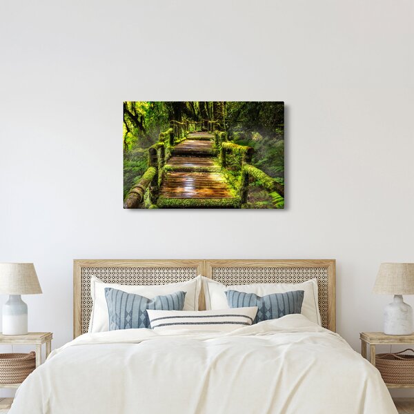 Tablou cu scări într-o pădure tropicală (90x60 cm)