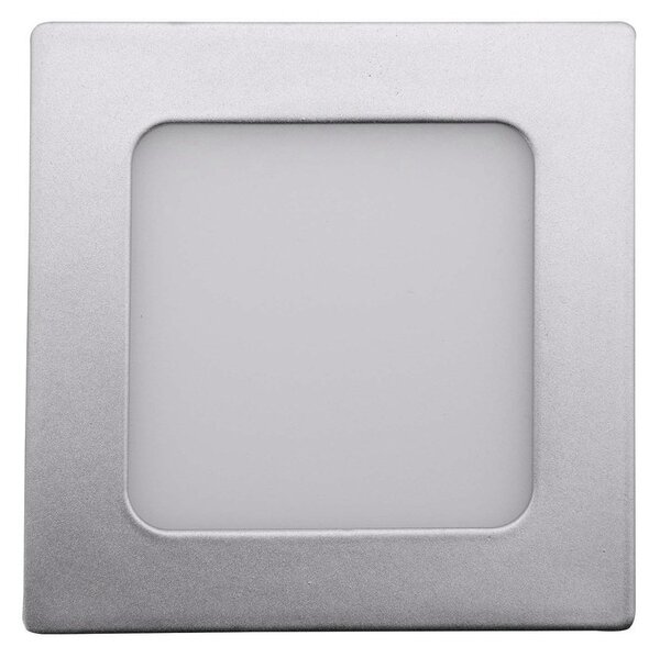SAPHO - Spot LED START, 6W, 230V, 120x120mm, alb-lumină, 430lm, argintiu, LDD464