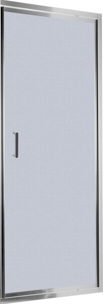 DEANTE Flex, ușă de duș batantă 80x185 cm, sticlă transparentă de 5 mm, profil cromat, KTL_612D