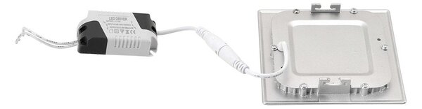 SAPHO - Spot LED START, 6W, 230V, 120x120mm, alb-lumină, 430lm, argintiu, LDD464