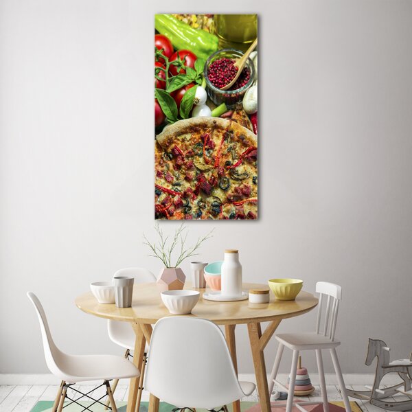 Fotografie imprimată pe sticlă Pizza