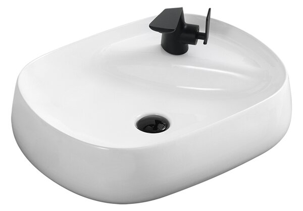 Lavoar oval de blat Rea Lea, alb, REA-U0842