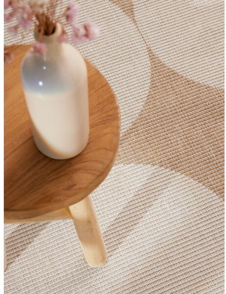Covor pentru exterior și interior bej/fildeș rotund ø 160 cm Duet Bowen – NORTHRUGS