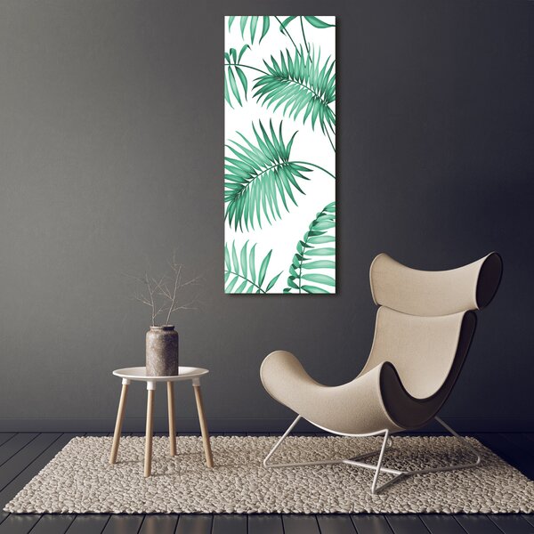 Print pe canvas frunze tropicale