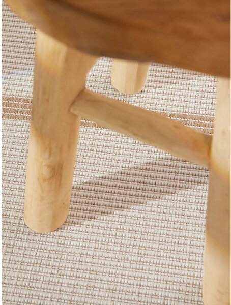 Covor pentru exterior și interior bej/fildeș rotund ø 160 cm Duet Bowen – NORTHRUGS