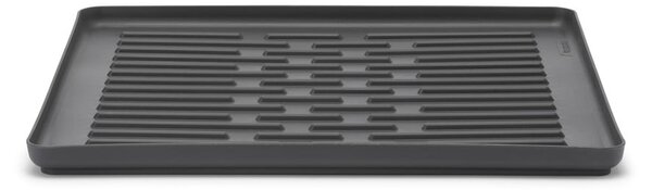 Scurgător de vase gri închis cu două nivele din metal 37x33 cm – Brabantia